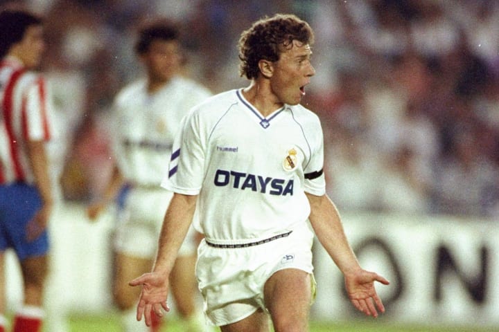 Emilio Butragueno of Real Madrid