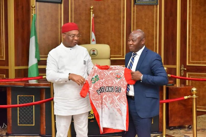 Emmanuel Amunike unveiled at Heartland FC