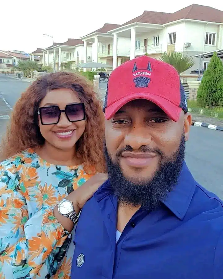 Yul Edochie and Judy Austin 