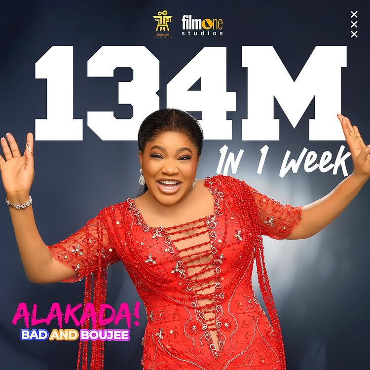 Toyin Abraham's ‘Alakada: Bad and Boujee’ rakes N134M in a week